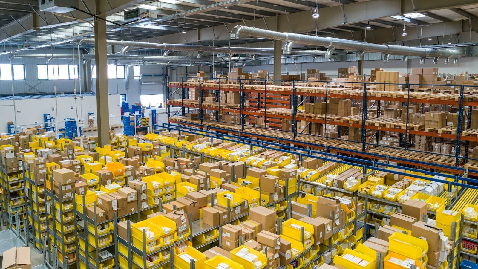 Paketerade varor förberedda för säker distribution